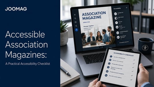 Accessible Association Magazines: A Practical Accessibility Checklist