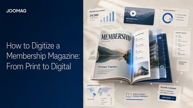 How to Digitize a Membership Magazine: From Print to Digital
