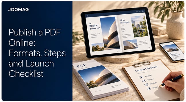 Publish a PDF Online: Formats, Steps and Launch Checklist
