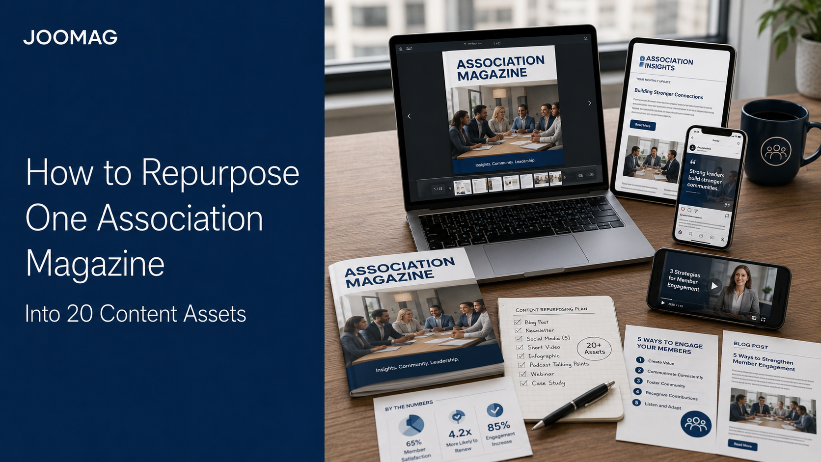 How to Repurpose One Association Magazine Into 20 Content Assets