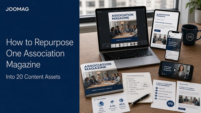 How to Repurpose One Association Magazine Into 20 Content Assets