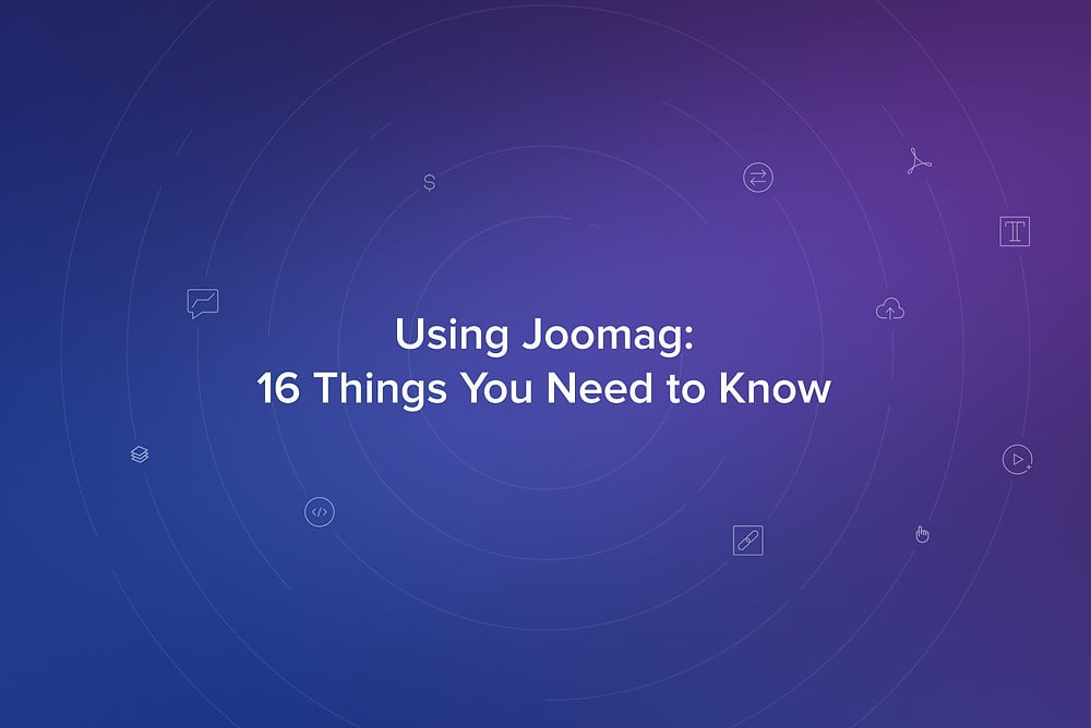 Using Joomag