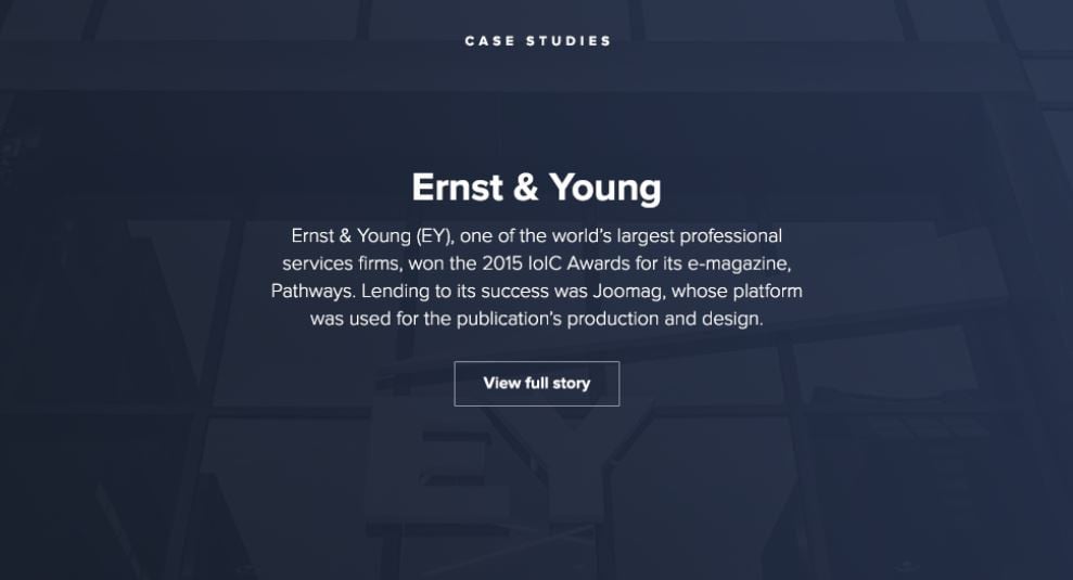 Ernst & Young case study
