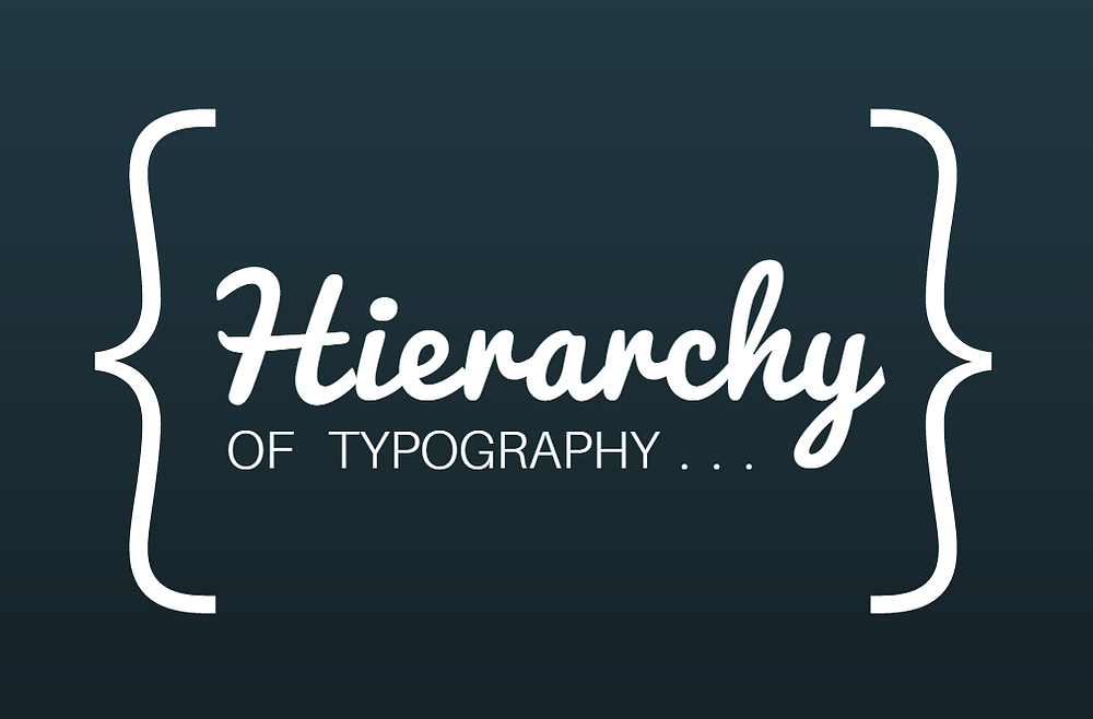 Hierarchy of Typography