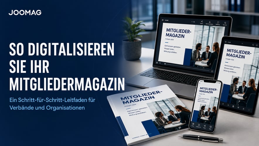 Mitgliedermagazin digitalisieren und auf verschiedenen Geräten veröffentlichen