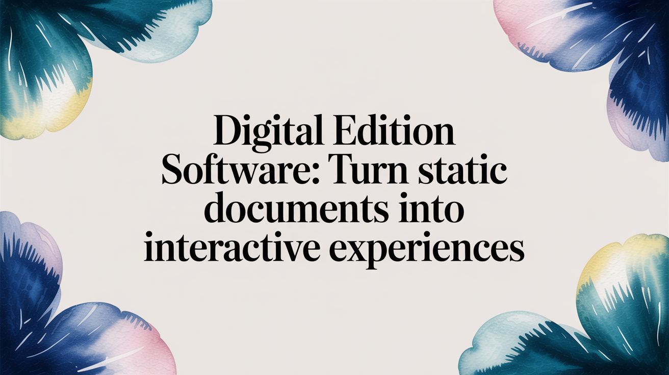 Digital edition software: Turn Static Documents into Interactive ...